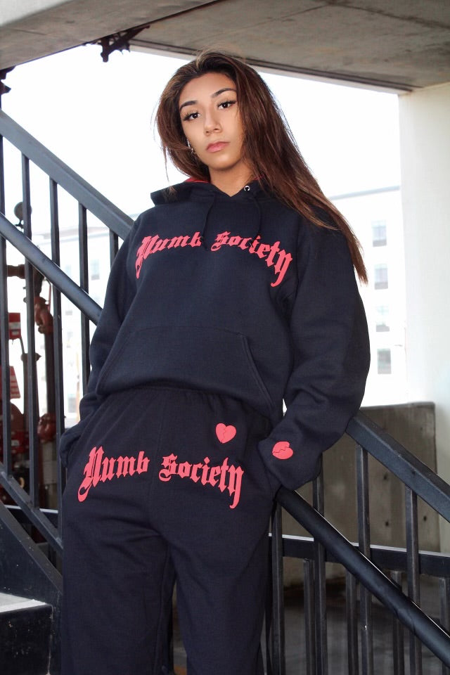 Red Logo Hoodie